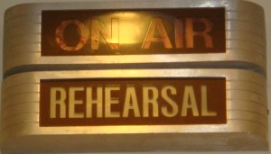 Old On Air sign.